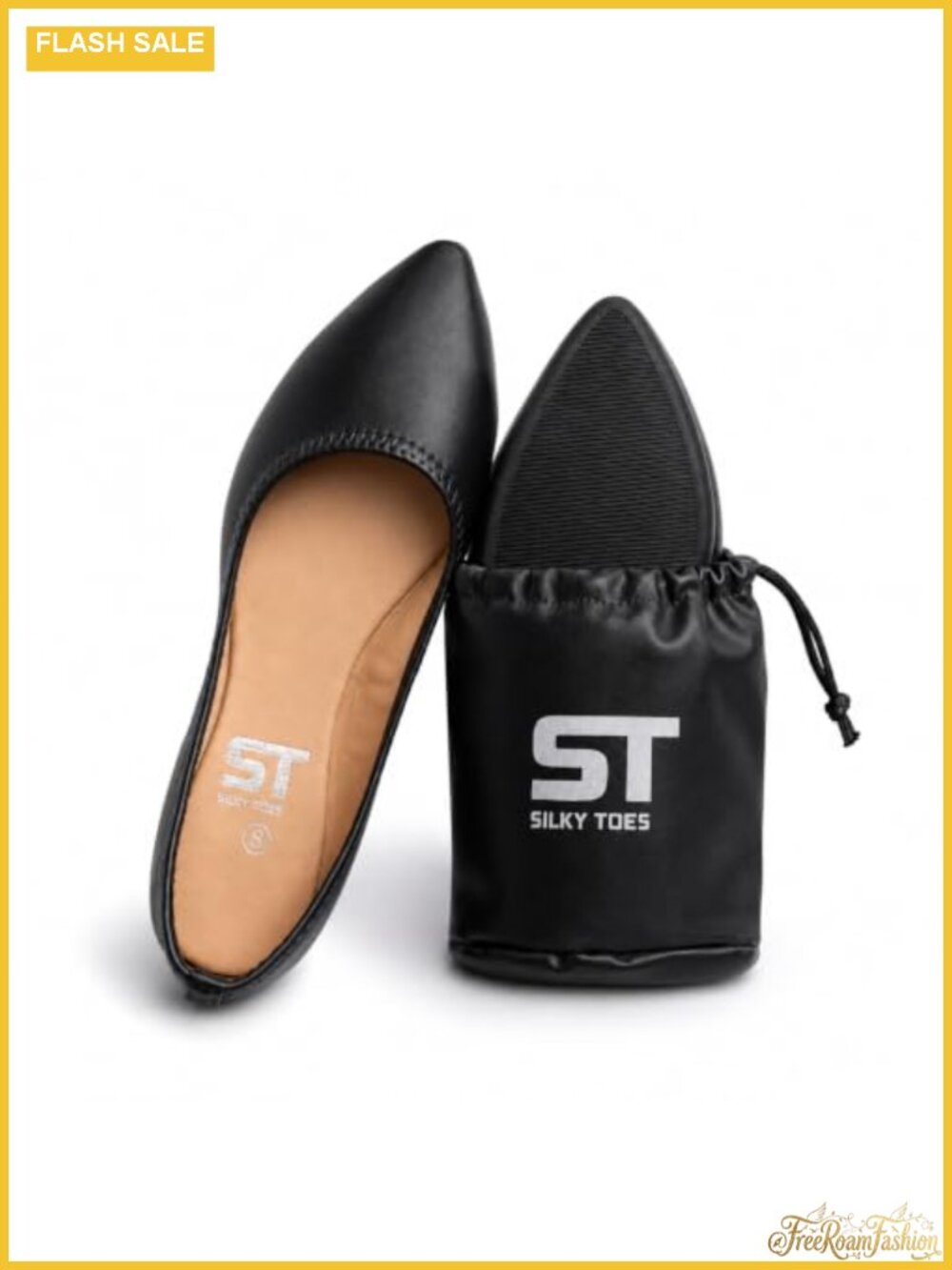 Foldable Flats for Women - Casual Business Shoes, Travel, Office, Events